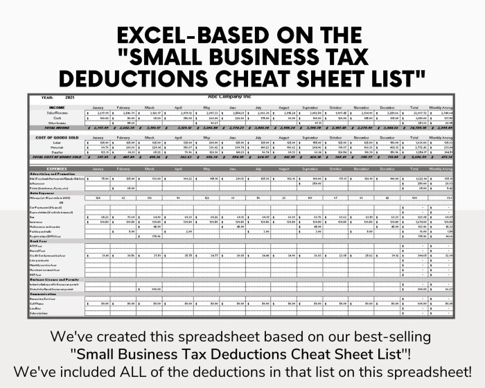 Business Tax Deductions Cheat Sheet Excel in Grey Deductible Tax ... Business Tax Deductions Cheat Sheet Excel in Grey Deductible Tax ...